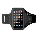Outdoor Running Phone Holder Armband Case Sports Jogging Wrist Band (Grey)