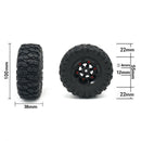1:12 RC Truck Crawlers 100mm Rubber Tires Tyres with Wheel Hex 4X for Wltoy