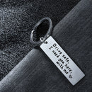 Fashion Keyring Gifts Engraved Drive Safe I Need You Here With Me Keychain Hot
