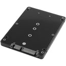 Black B + M key Socket 2 M.2 NGFF (SATA) SSD to 2.5 SATA Adapter Card with
