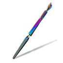 1 Pcs Colorful Stainless Steel Nail Art Pincher Cuticle Pusher False Nail S