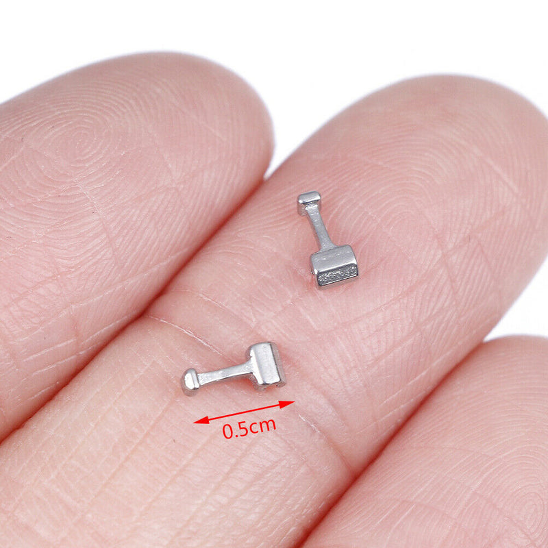 10*Dental orthodontic crimpable hook sliding traction hook orthodontic materialD