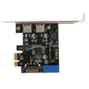 2 Port Usb 3.0 Pci-E Expansion Card External Usb3.0 Pcie Card Adapter With  O2J3