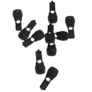 10 Plastic Zipper Pulls Cord Lock Ends Paracord Repair Rope Lanyard Buckle