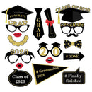 Graduation Booth Props Cutouts Picture Frame DIY Photo Props for Party SupplyFT