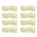 144Pcs/Pack Mini Artificial Paper Rose Buds Flowers Diy For Wedding U8Q5