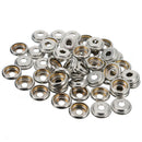 New 200x Snap Fastener Kit Stainless Steel Canvas To Screw Press Stud Boat 15mm