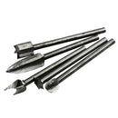 5pcs Rotary File Rasp Carbide Burrs Wood Carving Bits Set Woodworking B:3x6mm