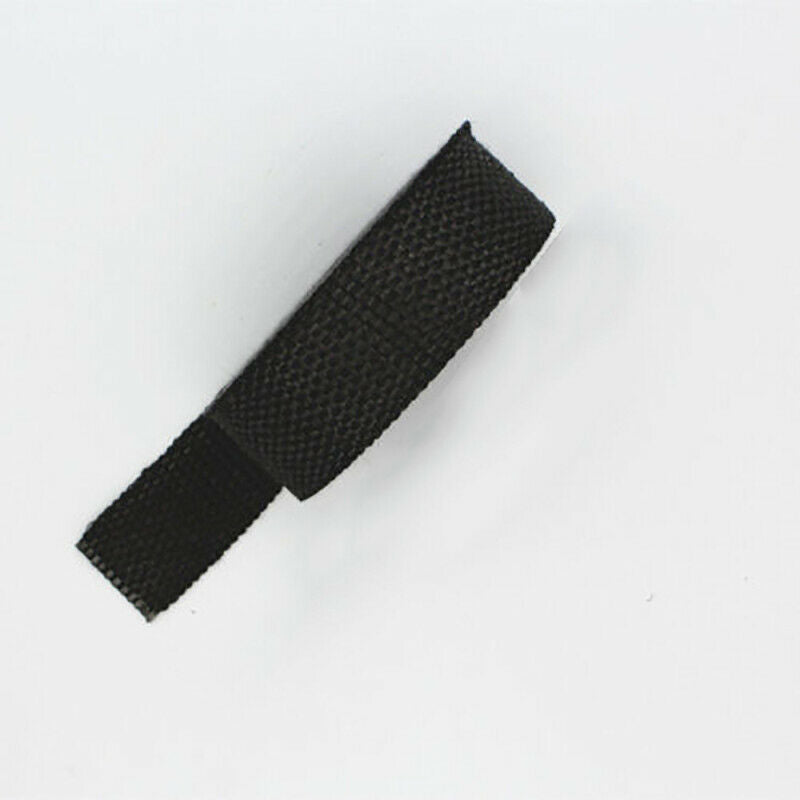 1.5" x 16.5FT Exhaust Header Fiberglass Heat Wrap Tape w/ 4 Steel Ties - Black