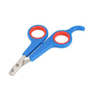 Stainless Steel Pet Nail Toe Scissors Dog Cat Claw Grooming Clipper (Blue)
