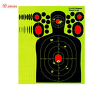 10PCS 14.5" Human Body Shape Training Target Paper Fluorescent Target Paper