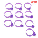 10 loaded silicone retaining ring Pastry bags Cable tie sealing ring pastry b BX
