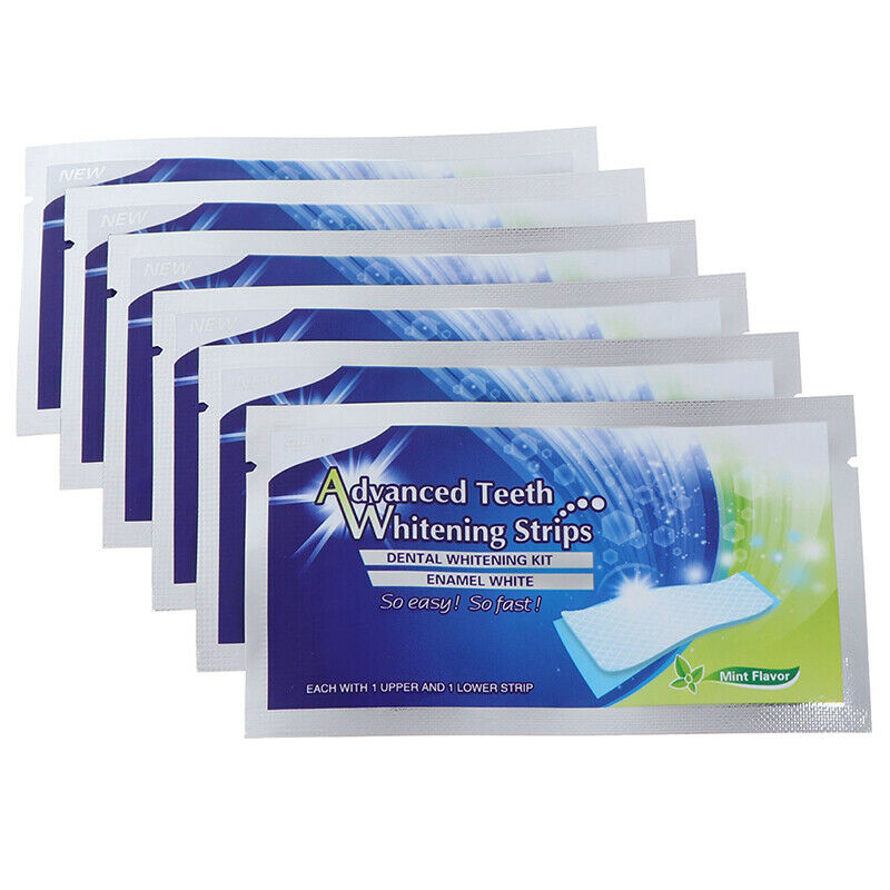 Teeth Whitening Strip Oral Hygiene Care Double Elastic Teeth Strips 14Pcs/7 P FU