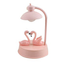 Flamingo Music Decor Night Light Table Lamp Birthday Gift 15x9.5CM-B