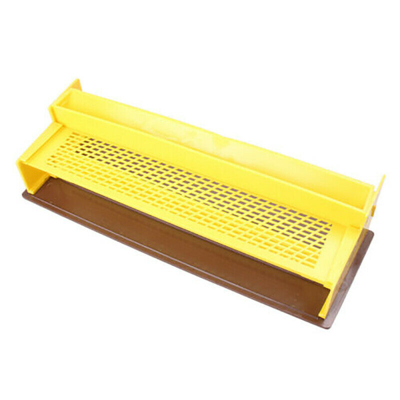 Plastic Bee Pollen Trap Collector For Apiculture Beekeeping Tools Beehive Yellow