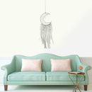 Creative Dream Catcher Half-Moon Craft Wind Chimes Home Car Hanging Decor