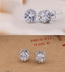 Hot Fashion Women Lady Elegant Crystal Rhinestone Ear Stud Earrings Gift Jewelry