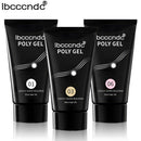 ibcccndc 30ML Poly Gel Long-Lasting Finger Nail Crystal Jelly Camouflage UV