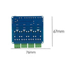 Modbus RTU 4 Way Relay Module 4 Switch Volume Road Input 485 Communication