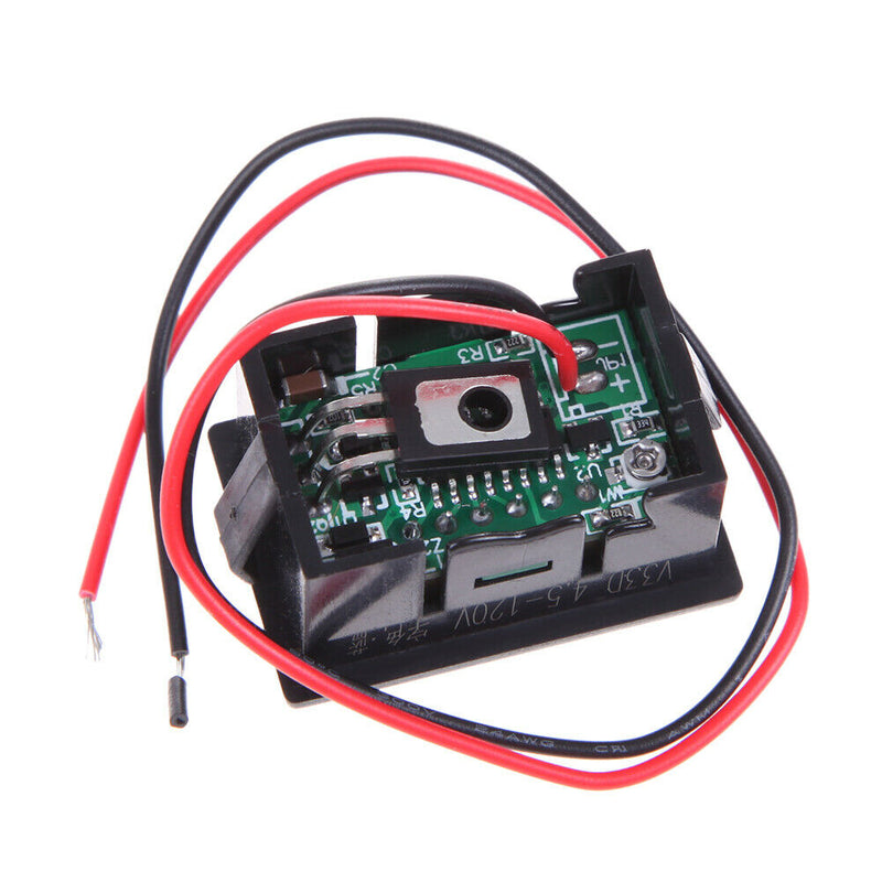0.36" DC4.5-120V LED Voltmeter Digital Volt Meter Automobile Motorcycle Red A