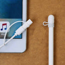 2 Pieces Soft Silicone Pencil Cap Holder - Pen Keeper Cover - Stylus Cable