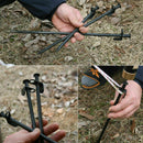 Heavy Duty Camping Black Steel Metal Canopy Stakes Nail Pegs Ground W6N6
