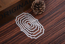 6pcs/set DIY Rectangle Metal Cutting Dies Stencil Scrapbook Paper Card Em Dxyc