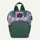 Printing Mommy Travel Backpacks Big Maternity Nappy Top-handle Bags (Green) A