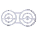 5pcs Acrylic Clear Twin Ruler Handmade Quilt Templates Patchwork Ruler Tool