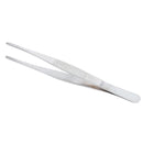 Stainless Steel Straight Tweezers, Serrated Tip Forcep, Laboratory, 140mm