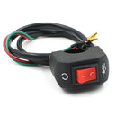 7/8" Universal Motorcycle Motorbike Handlebar Kill On Off Stop Button Switch