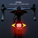 Intelligent Bike Turn Signal Indicator Light Wireless Remote Control Rear Lamp
