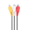 2.5mm Male to 3 RCA Female Composite Audio Video AV Adapter Connector Cable