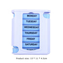 7 Days Pill Case Travel Pillbox Medicine Container Tablet Sorter Organizer