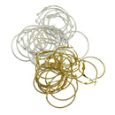 40 Pieces Fashion Women Copper Round Big Large