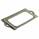 Post Office File Drawer Door Tag Label Card Holder Bronze Tone 8 Pcs