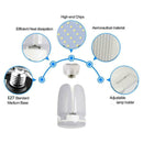Foldable LED Indoor Light Lamp Deformable Ceiling Light for Home Cold White