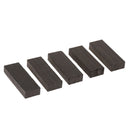 5pcs Violin Tuning Peg Material Ebony Wood for Luthiers DIY Supplies