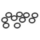 10 Pcs Black Rubber Oil Filter O Ring Sealing Gaskets 6mm x 1.8mm W1Q6