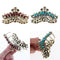 2pcs Metal Hair  Clip Hairpin Rhinestone Retro Gift