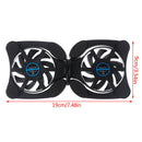 Portable Collapsible Heat Dissipation Laptop Radiator Notebook USB Fan CoolY Nw