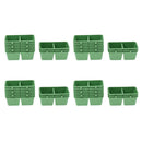 40Pcs Bird Parrot Food Feeding Bowl Cage Plastic Hanging Bird Feeder