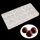 21 Diamond Chocolate Mould Clear Hard Chocolate Maker Polycarbonate Gift Pas Kw