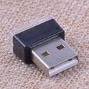 Mini USB Blue LED Wireless Car Interior Light Atmosphere Ambient Lamp DC 5V