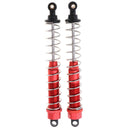2Pcs Alloy Shock Absorbers for 1:10th HSP 94180 4WD RC Climbing Truck Red