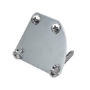 Electric Guitar Neckplate Metal Neck Plate with Screws for Guitar Bass Parts