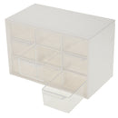 2x Drawer Storage Box Desk Organizer Desktop 9 Lattice Drawer Sorting Grid