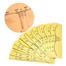10pcs/Set Disposable Accurate Tattoo Eyebrow Ruler Stickers Cosmetic Tool