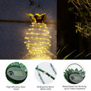 2Pack Pineapple Garden Solar Lights,Upgraded Waterproof 30 Led Solar Lanter