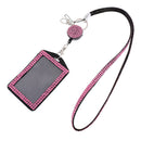 3 in 1 Rhinestone LANYARD, Retractable Reel and Vertical Badge Holder of 5x